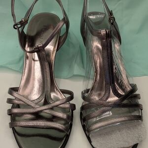 Etienne Aigner Metallic leathet Strappy Sandals Sz 9